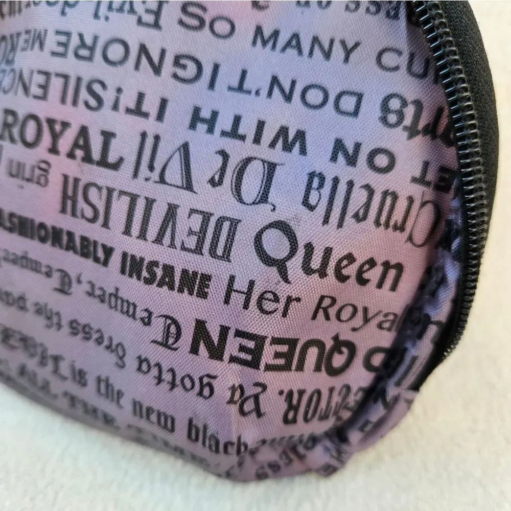London Soho New York Her Royal Badness Cosmetic Bag